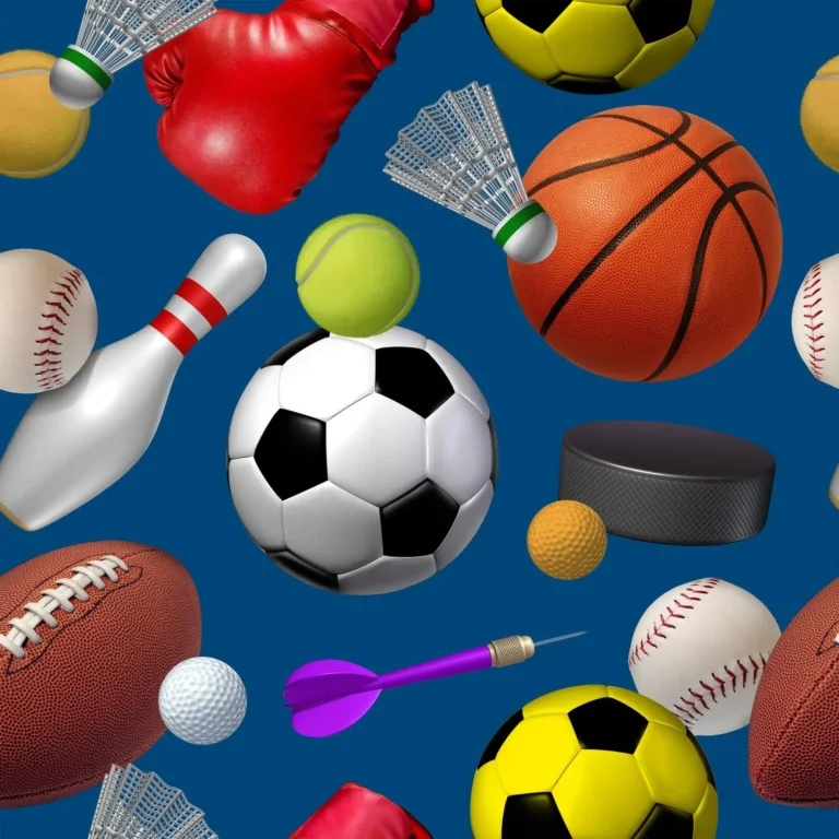 Various sports disciplines including soccer, basketball, tennis, badminton and more